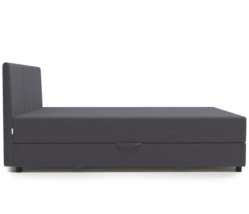 Мягкая кровать, Кровать тахта Классика 100 с подъемным механизмом, рогожка