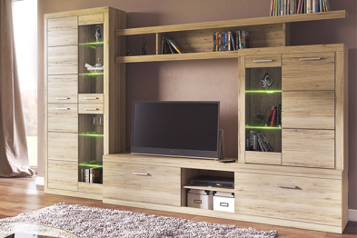 Шкаф-витрина 2V2D OSKAR