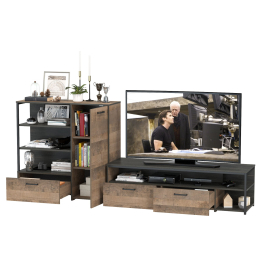 Тумба под ТВ c комодом с дверкой Трувор