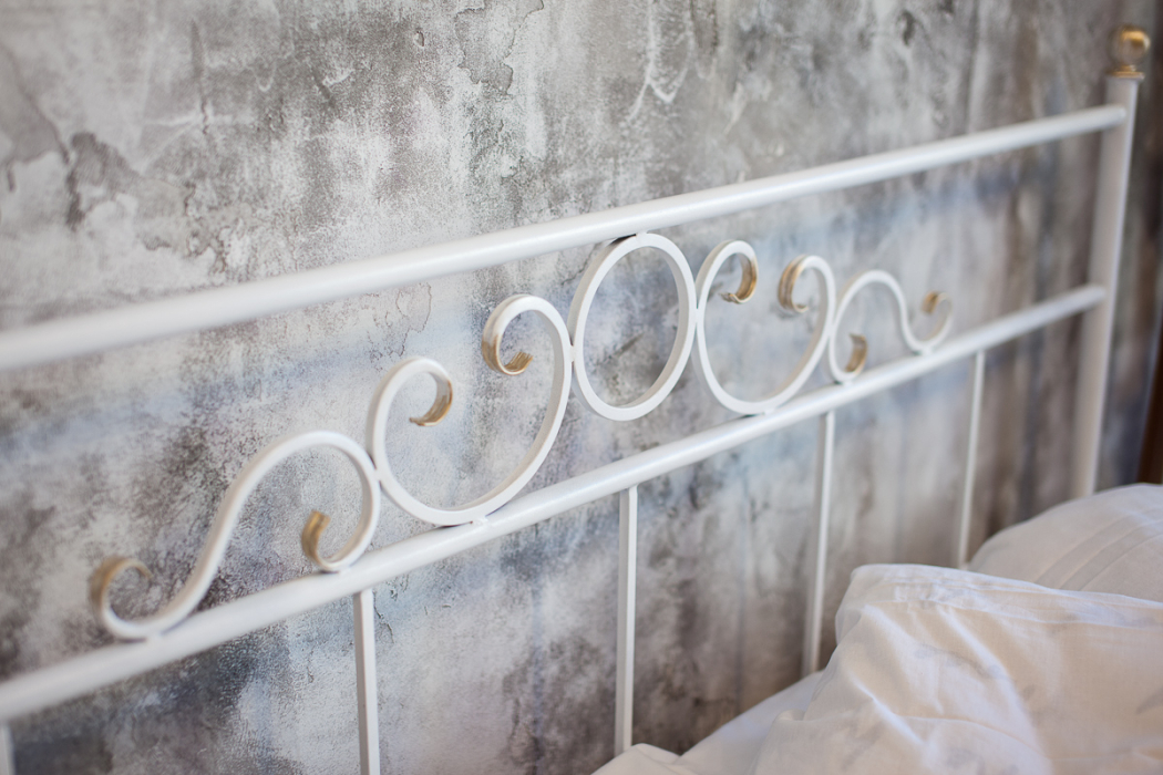 Кованые кровати, Кованая кровать Сандра1.4 с одной спинкой