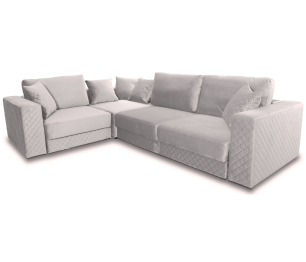 Угловой диван-кровать Бергер велюр