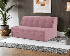Диваны с ящиком для белья, Диван аккордеон Барон №6 НПБ 120х200 Велюр