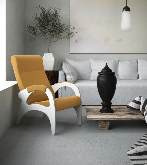 Кресло для отдыха, Кресло для отдыха РИМИНИ - БЕЛЫЕ