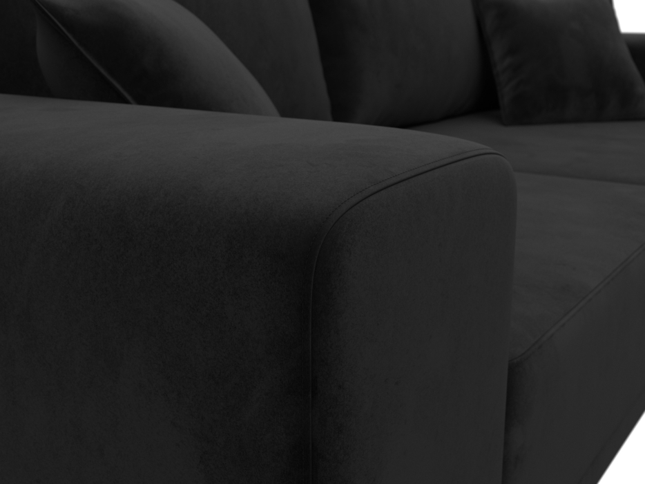 Диваны кровати со спальным местом, Прямой диван Льюес, велюр