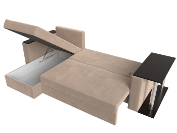 Угловой диван Атланта левый угол, велюр