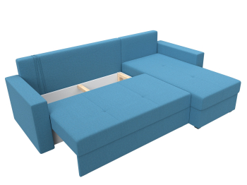 Диван угловой Верона Лайт правый угол, рогожка Амур