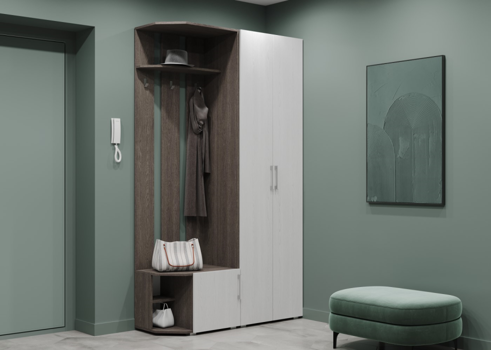 Шкафы двухстворчатые, Модульная система Карина модерн К21 Шкаф