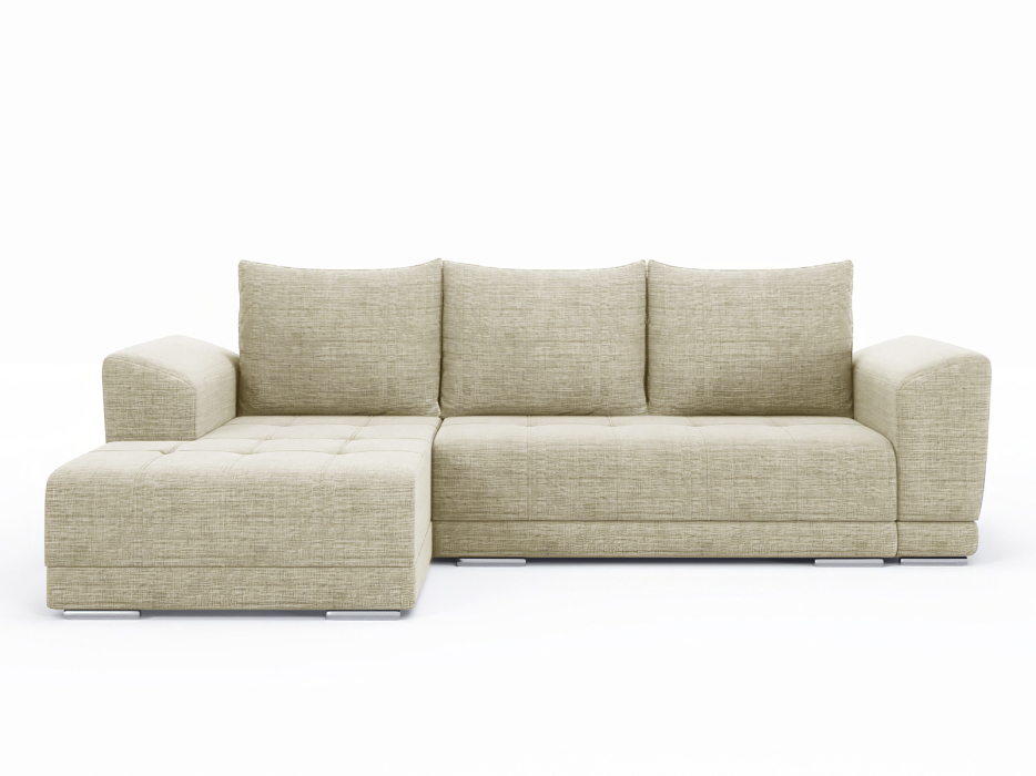 Диваны угловые в гостиную, Диван-кровать угловой Рентон еврокнижка, рогожка Люкс