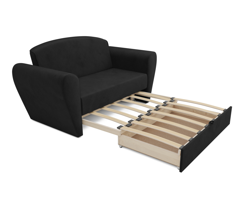 Диваны кровати со спальным местом, Диван прямой выкатной Квартет (Велюр)