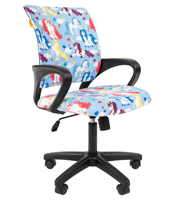 Для офиса и дома, Кресло детское Chairman Kids 103 черный пластик