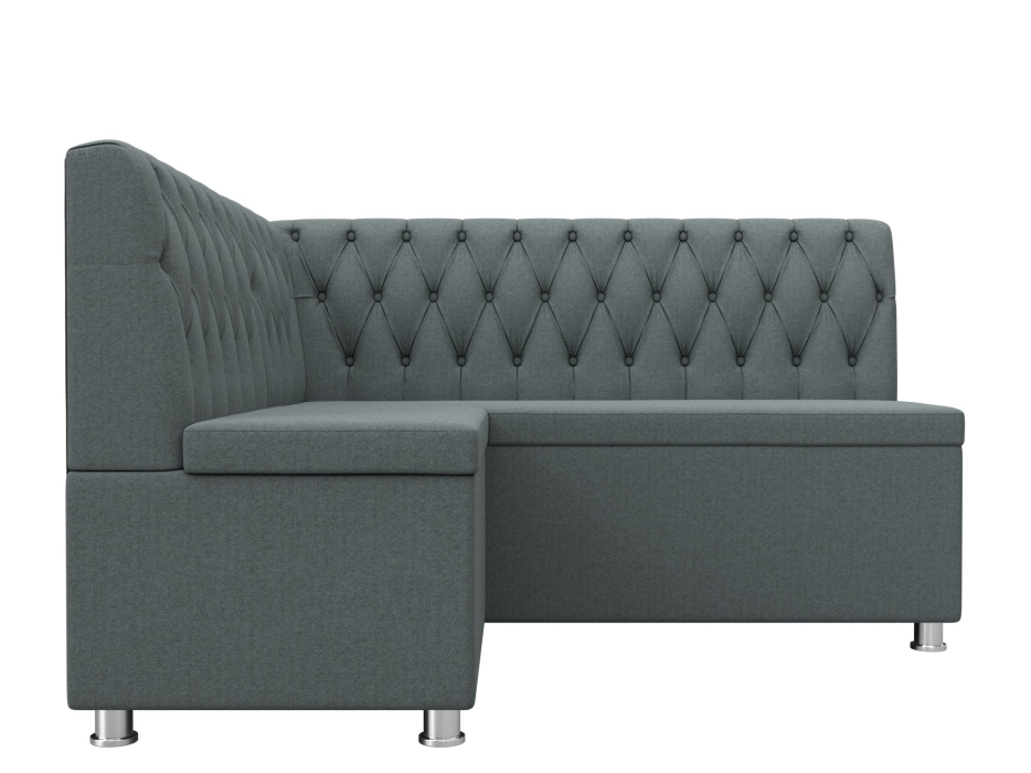 Кухонные уголки, Диван кухонный угловой Мирта левый угол, рогожка Амур