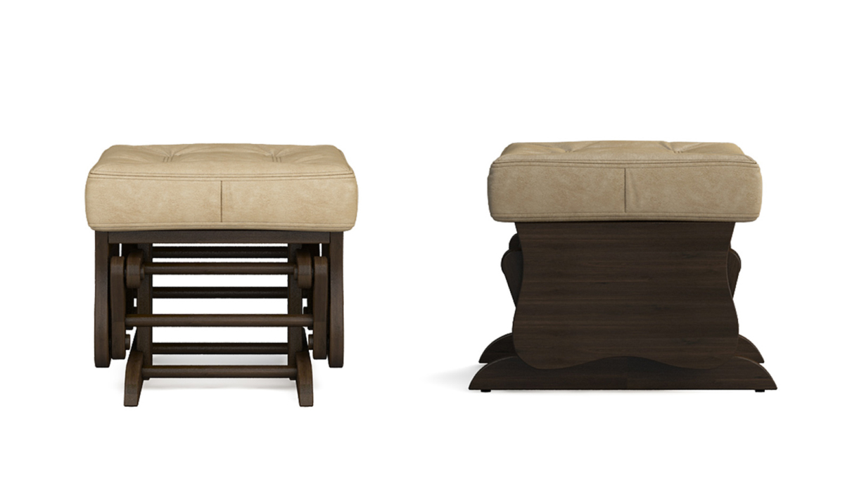 Пуфы, Пуф-качалка Джильо Дуб темный — бежевый