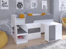 Кровати-чердаки, Кровать-чердак Астра 9 V7 Белый
