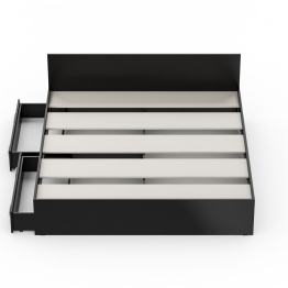 Большая двуспальная кровать с ящиками Стандарт 1800