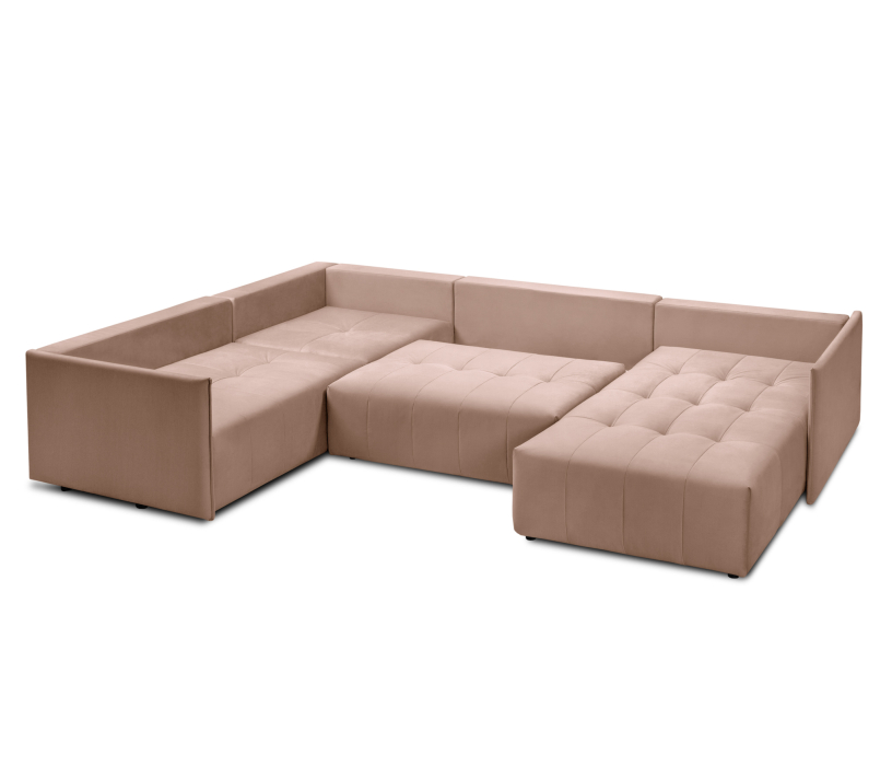 Диваны угловые в гостиную, Диван еврокнижка Чилетти П-образный