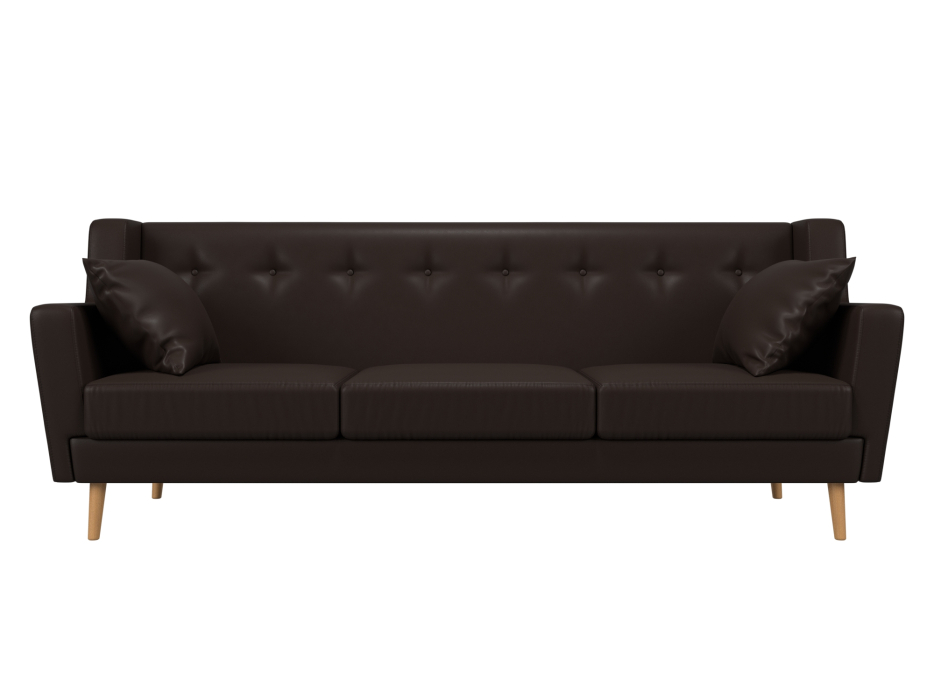 Диваны  офисные, Прямой диван Брайтон 3, экокожа