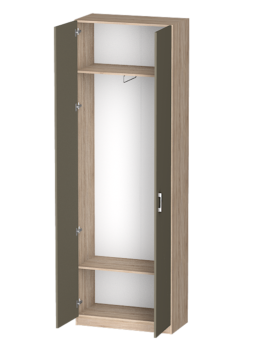 Для одежды, Распашной шкаф Лайф для одежды 80*40*240 Дуб сонома