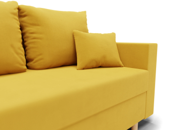 Прямой диван Адам, НПБ,еврокнижка,велюр