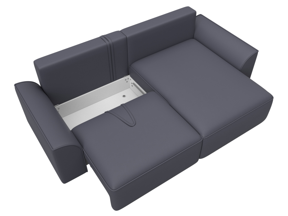 Диваны угловые в гостиную, Диван угловой Лига-048 НПБ, экокожа GRIFON