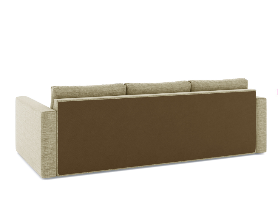 Диваны угловые в гостиную, Диван-кровать угловой Турин дельфин, рогожка