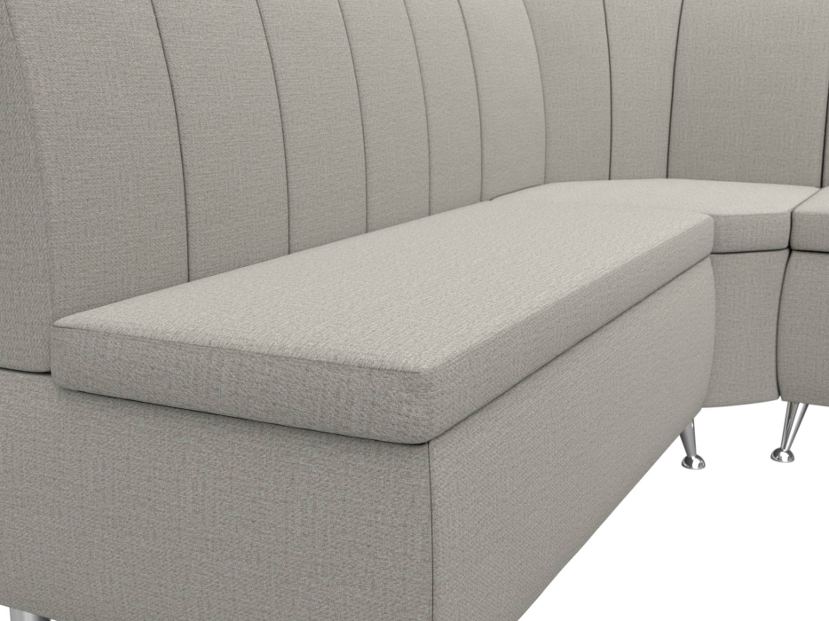 Диваны угловые кухонные, Диван кухонный угловой Кантри правый угол, рогожка Амур