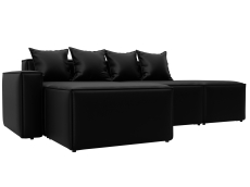 Диваны угловые в гостиную, Диван угловой модульный Лига-063 угол левый, экокожа GRIFON