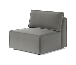 Диван модульный Шарм 25 211х170х70 см, левый, велюр