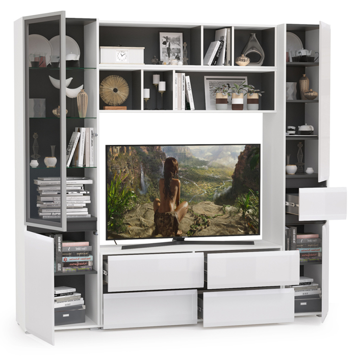 Стенки для гостиной, Сидней набор мебели № 42