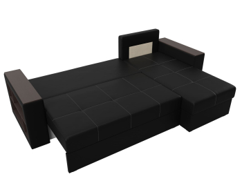 Диван угловой Дубай Лайт, экокожа, правый угол