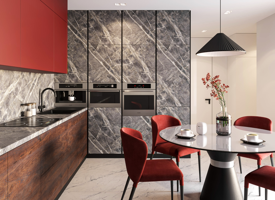 Столешницы, Столешница 3000*595*38 влагостойкая Ботаника 2733_Т