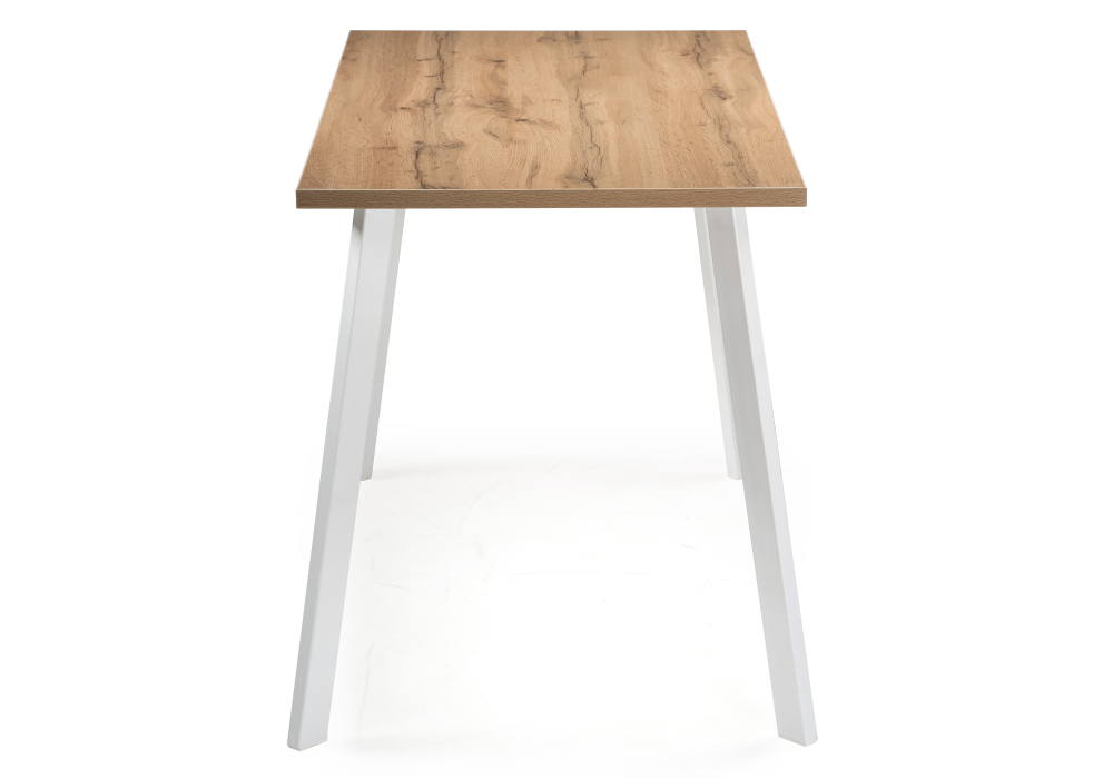 Обеденные столы, Стол деревянный Тринити Лофт 120 25 мм (матовый белый)
