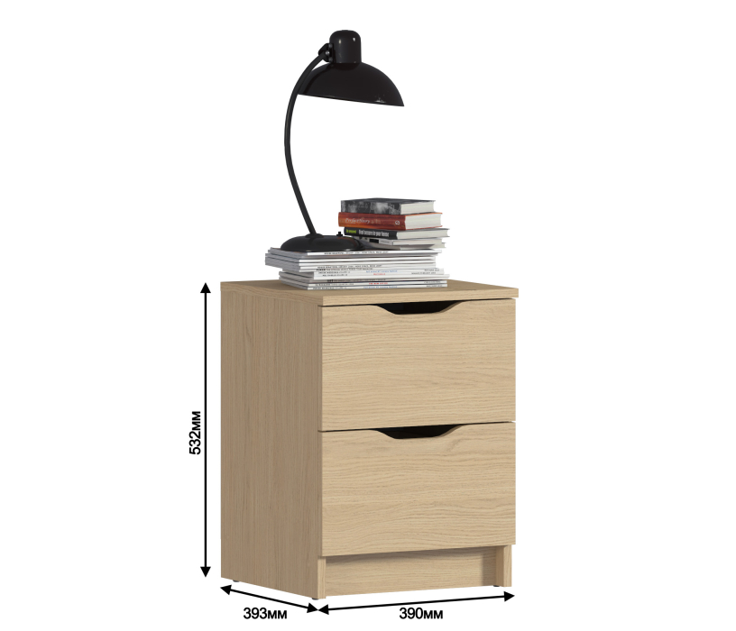 Прикроватные тумбы, Тумба Бруклин СБ-3253