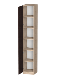 Распашной шкаф Лайф с полками 40*40*240 Дуб сонома