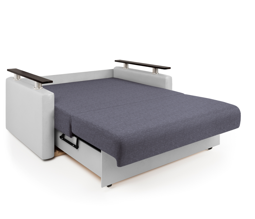 Диваны с ящиком для белья, Диван-кровать Шарм 100, рогожка/ экокожа