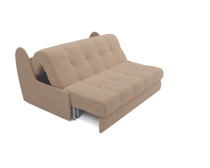 Диваны с ящиком для белья, Диван аккордеон Барон №2 ППУ 120х200 Велюр