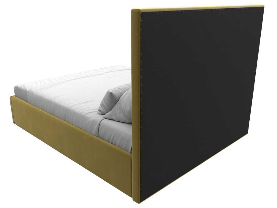 Мягкая кровать, Кровать интерьерная Афродита 160, микровельвет