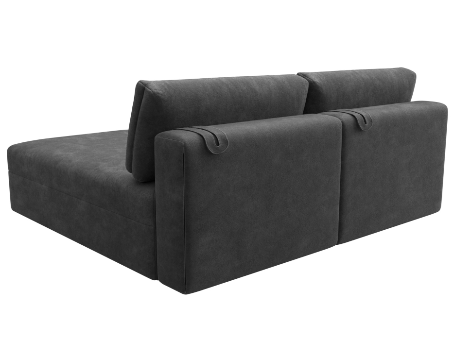 Диваны угловые в гостиную, Диван угловой модульный Лига-060 НПБ угол универсальный, велюр BRUT