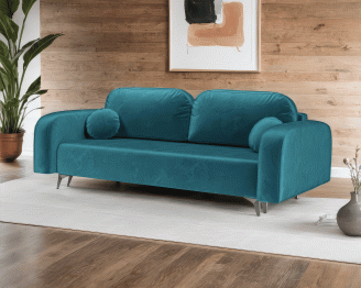 Диван прямой тик-так Цюрих (Бархат)