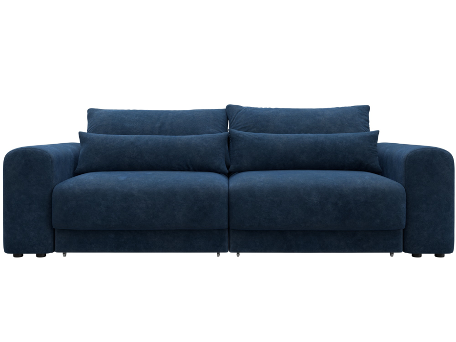 Диваны еврокнижки, Диван прямой Лига-056 НПБ, велюр BRUT