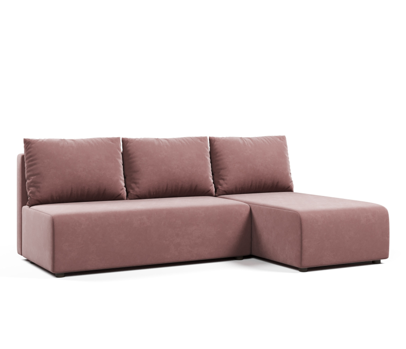 Диваны угловые, Угловой диван-кровать Каир (Комо, Крит), велюр