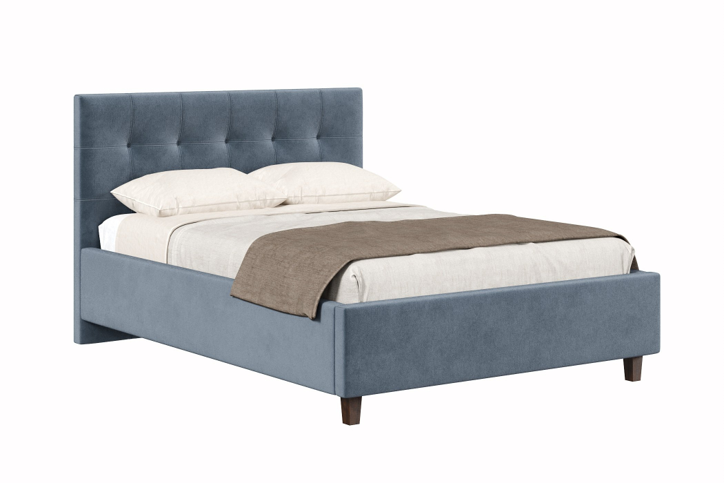 Мягкая кровать, Кровать Турин 1400 с подъёмным механизмом, велюр