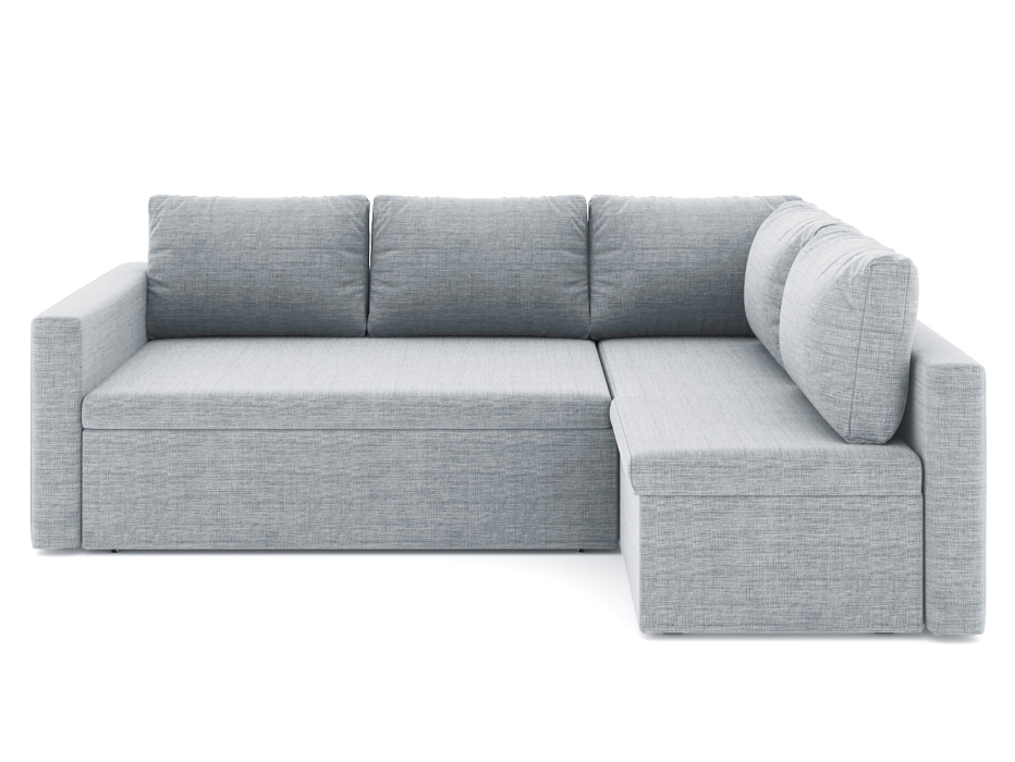 Диваны угловые в гостиную, Диван-кровать угловой Мансберг дельфин, рогожка