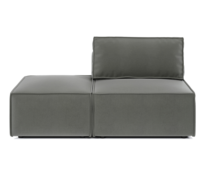 Диваны угловые в гостиную, Диван модульный Гамма 170х95х70 см, левый