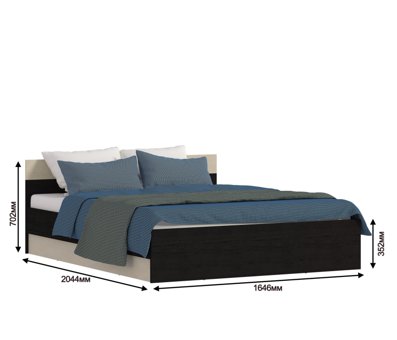 Двуспальные, Уют СБ-2747 Кровать