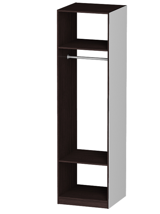 Напольные, Шкаф-Вешалка с зеркалом Лайф 60*60*215