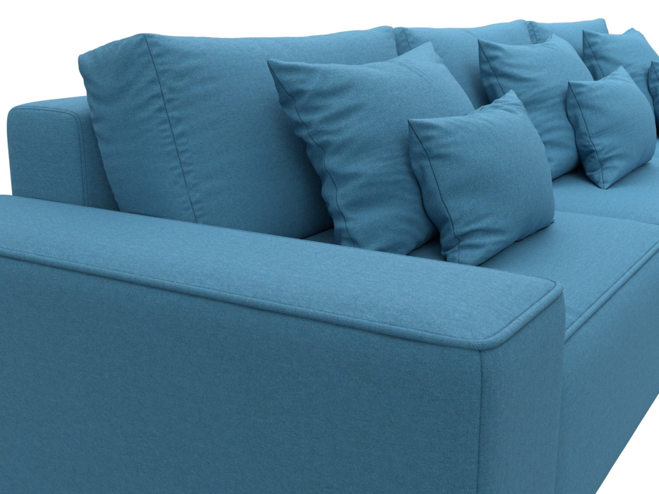 Диваны угловые в гостиную, Диван угловой Лига-074 угол универсальный, рогожка Амур