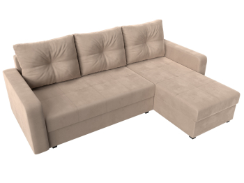 Угловой диван Ливерпуль Лайт правый угол, велюр