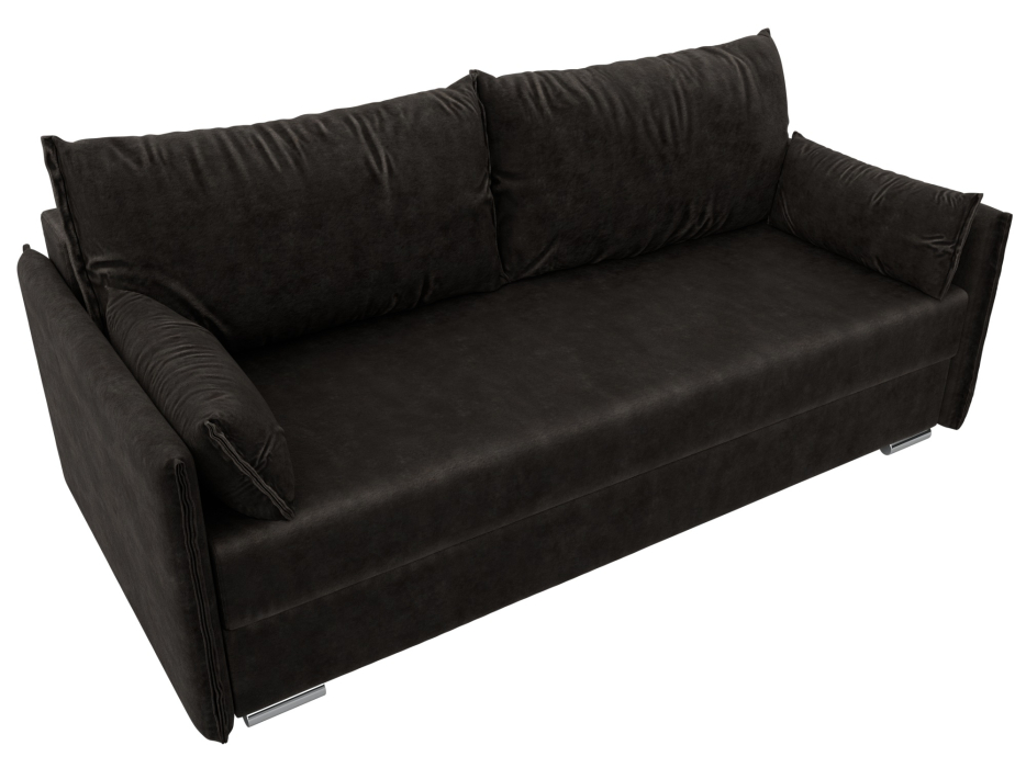 Диваны еврокнижки, Диван прямой Сайгон, велюр BRUT