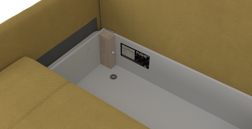 Диван-кровать Арти slim, велюр