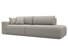 Диваны еврокнижки, Диван прямой Лига-036 НПБ Модерн подлокотник слева, рогожка Амур